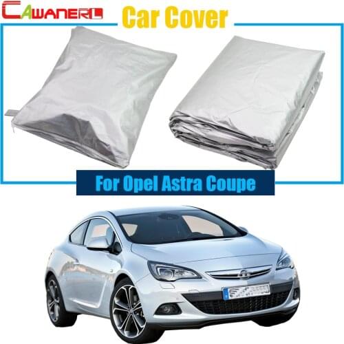 Cawanerl Full Car Cover For Opel Astra Coupe Vehicle Outdoor Rain Snow Sun Preventing Protection Cover Anti UV Dustproof