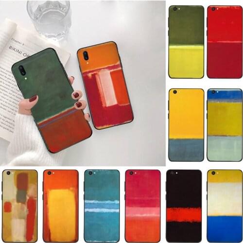 Mark Rothko painting Luxury Unique Design Phone Cover For Vivo Y91c Y17 Y51 Y67 Y55 Y93 Y81S Y19 V17 vivos5