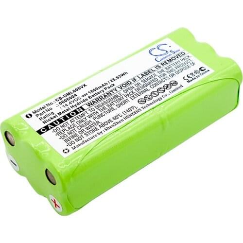 CS 1800mAh / 25.92Wh battery for Ecovacs Dibea K6, Dibea K6L, Dibea L6, Dibea ZN101, L6, ZN101, ZN101 Midea