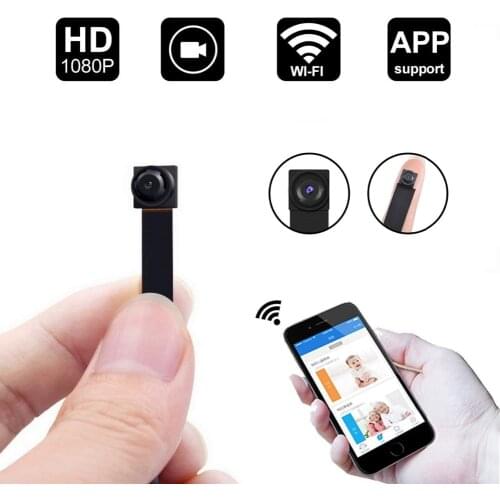 HD 1080P DIY Portable WiFi Mini Camera P2P Wireless Micro webcam Camcorder Video Recorder Support Remote View and 128G TF card