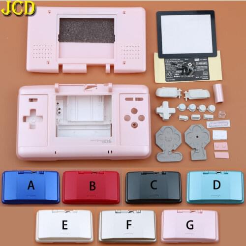 JCD 1PCS 7 Color Game Protect Cases Full Replacement Housing Case Cover Shell Kit For Nintend DS For NDS Console Game Case