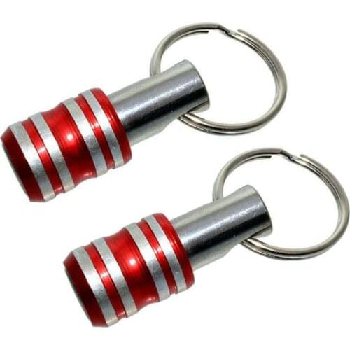 Stainless steel Screwdriver Bits Holder 1/4" Hex Shank Keychain Bit Set Kit