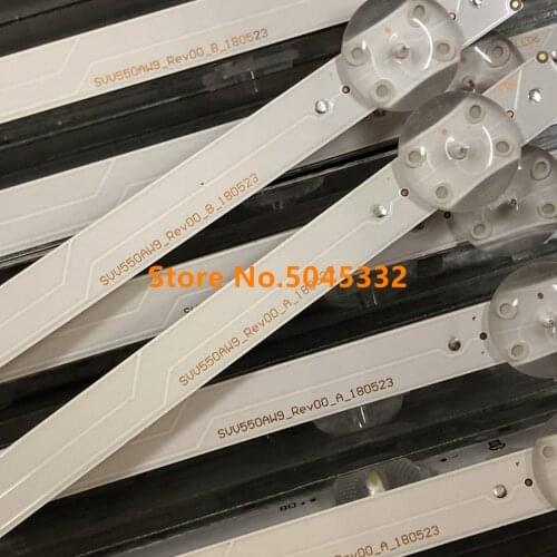 New 9 PCS (6A+3B) LED 576mm LED backlight strip for Pana sonic TX-55FX550B SVV550AW9_Rev00_A B_180523 E306084