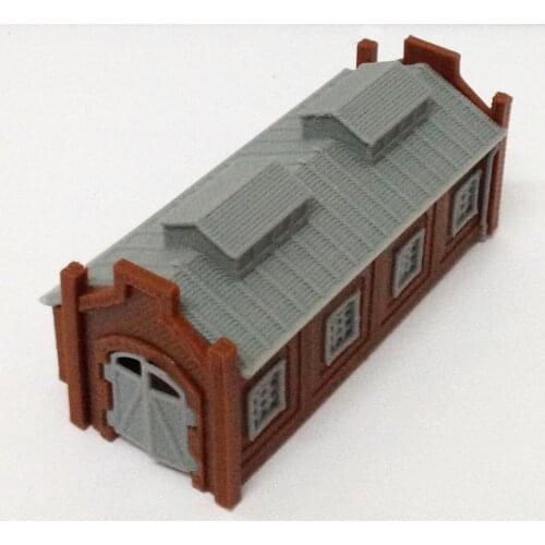 Outland Models Locomotive Shed / Engine House (1-Stall) N Scale Train Railway