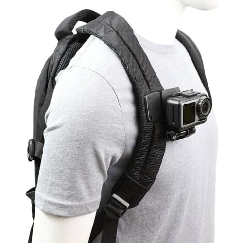 Backpack Strap Mount Quick Clip Mount Compatible with DJI OSMO ACTION Gopro Hero 8/7/6/5/4 Session SJCAM EKEN Camera Accesories