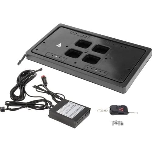 Hide-Away Shutter Cover Up Electric Stealth License Plate Frame W/ Remote Stable Quality