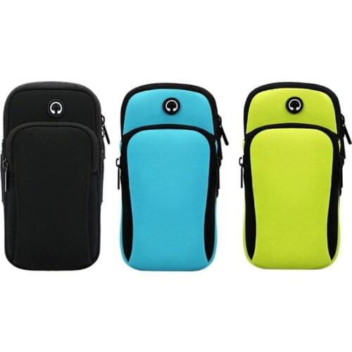 Universal 6'' Waterproof Sport Armband Bag Running Jogging Gym Arm Band Mobile Phone Bag Case Cover Holder for iPhone Samsung