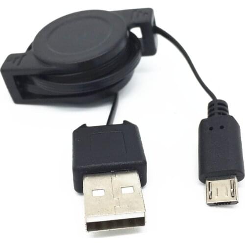 Retractable Micro USB Data Sync Charger Cable for Samsung I9001 I997 I9008L I809 I9070 I9050 I8530 I8268 I8258 I9108 S5820 I589