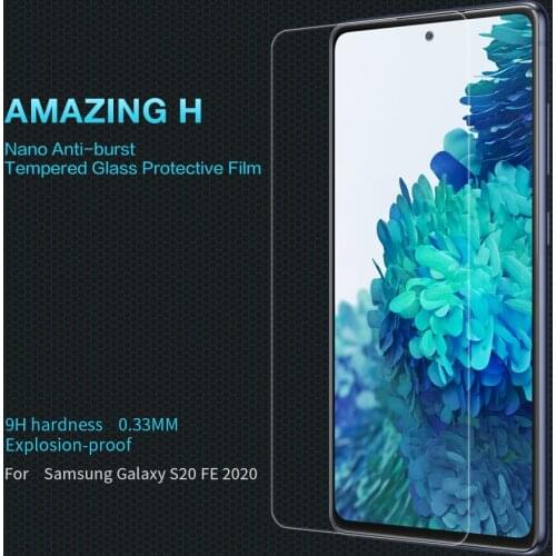 For Samsung S20 Fan Edition Tempered Glass NILLKIN H Anti-Explosion Glass Screen Protector for Samsung Galaxy S20 FE 2020
