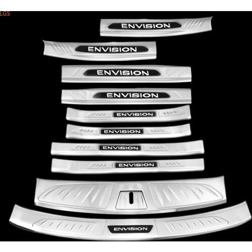 For Buick ENVISION 2014-2019 High-quality stainless steel Threshold bar Trunk guard threshold Shield Anti-scratch Car styling