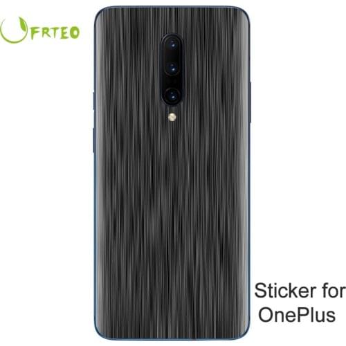 Luxury Brush Line Phone Sticker Matte Back Skins For OnePlus 6 6T 7 Pro PVC Glue Protector For Oneplus 7 7Pro Scratch Proof Film