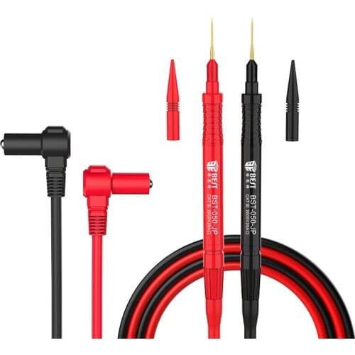 2Pcs/Pa 76cm Multimeter Probe Test Leads Cable CAT III 2000V 20A for Digital Multimeter Replaceable Needles Feeler Test Wire Pen