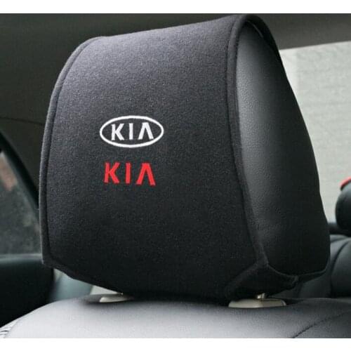 1PC car headrest cover For Mistubihsi Mazda KIA sportageToyota ford Audi W Volkswagen Chevrolet Hot car Accessories Car Styling