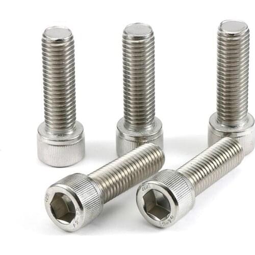 15PCS 304 Stainless Steel Hexagonal Screws M4*16mm