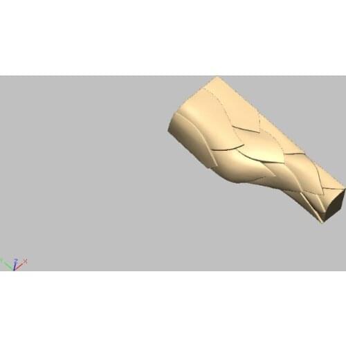 3D STL format file furniture sofa leg cabinet part pattern design for cnc