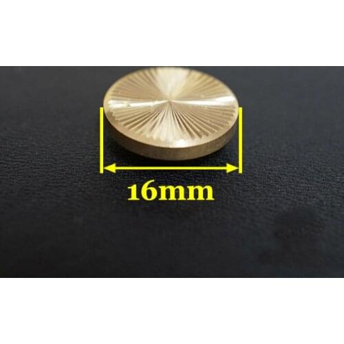 50pc Q19-16mm Solid Brass belt screw Chicago Screw Leathercraft