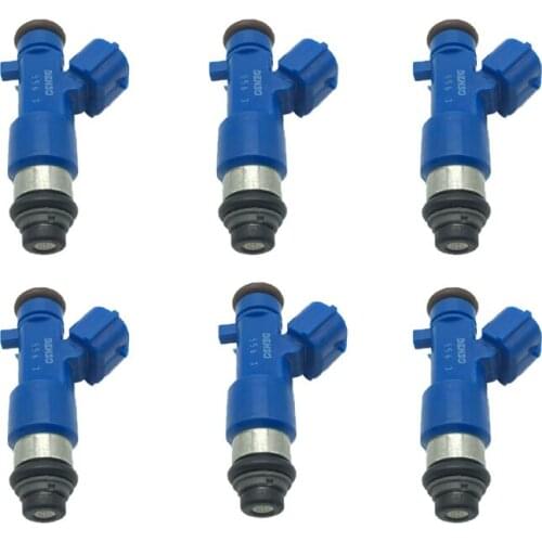 6Pcs Car Fuel injector for 550CC Nissan GT-R 3.8L V6 2009~2016 OEM 16600-JF00A 14002-AN001