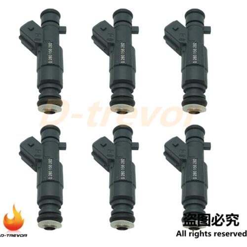 6Pcs OEM 0280156282 Fuel injector Nozzle For Chery Tiggo / A5