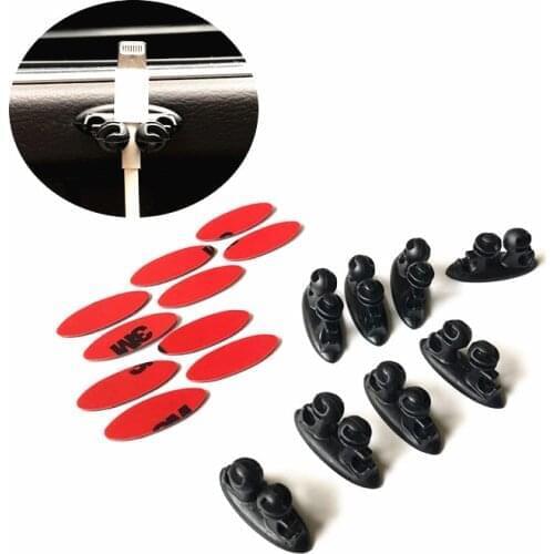 8pcs Car Wire Clip Stickers for Smart fortwo forfour forease forjeremy forstarts fourjoy Vision EQ fortwo