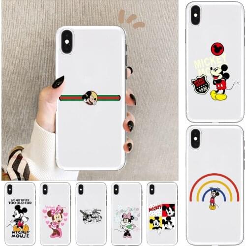 Disney Anime Transparent Phone cover hull For SamSung Galaxy S8 S9 S10e S20 S21 S30 Plus S20 fe 5G Lite Ultra soft case