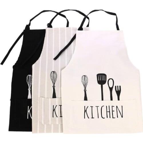 Cotton cloth art apron kitchen home coffee shop bakery apron