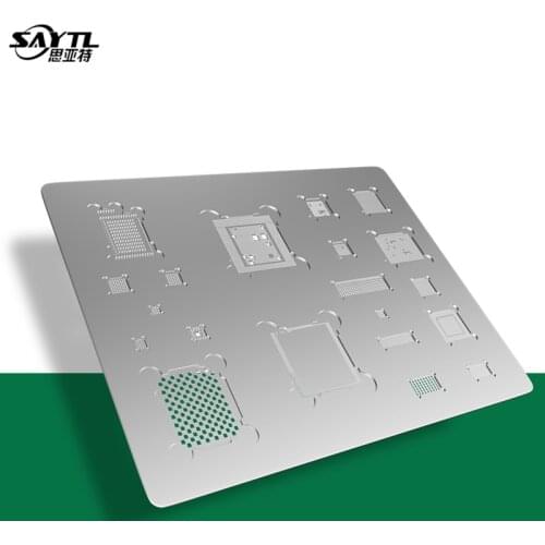 Best 3D BGA Reballing Stencil Kit for iPhone XSMAX/XS/XR/X/8P/8/7P/7/6SP/6S/6P/6 CPU Chip IC Direct heating Solder Template