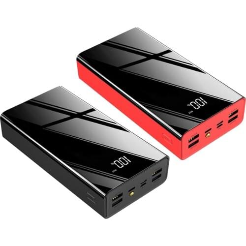 Mobile Phone Portable Battery Charger 40000 mAh Poverbank For Micro/Light-ning/Type-C Smartphone with LED Display