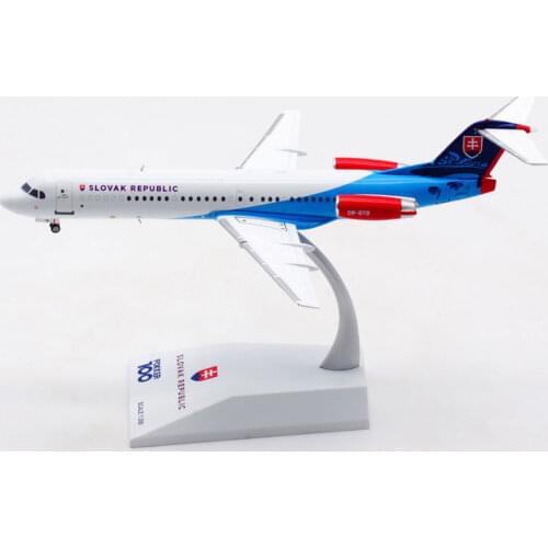 1/200 scale for Fokker 100 OM-BYB SLOVAK Airline airplane toy aircraft diecast alloy plane with landing gear model