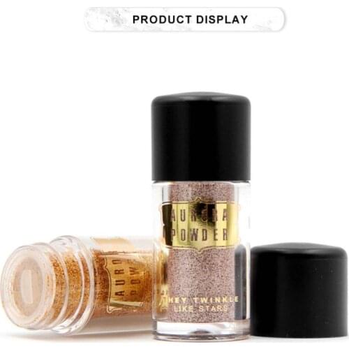 Music Flower Aurora Shine Pearlescent Powder High-gloss Shiny Facial Repairing Brightening Loose Powder Single Eyeshadow T1257