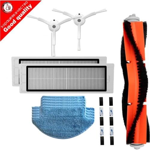 Packaging Part Pack Side Brushes HEPA Filter Roller brush for Xiaomi Robot Vacuum Cleaner Parts Spare Parts Kits