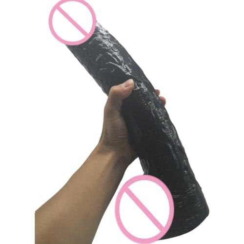 38CM Super Huge Dildos Thick Giant Long Dildo Realistic Anal Butt with Suction Cup Big Dick Dong Soft Penis Sex Toy For Women