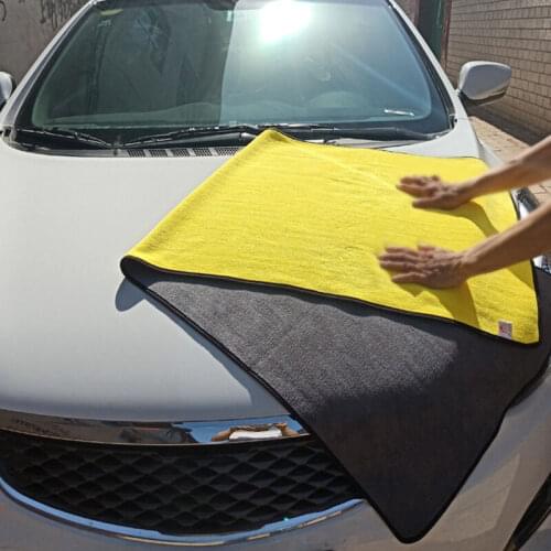 Car Wash Microfiber Towel Oversized Car Cleaning Drying Cloth Hemming Car Care Cloth Detailing Car Wash Never Scratch Auto Goods