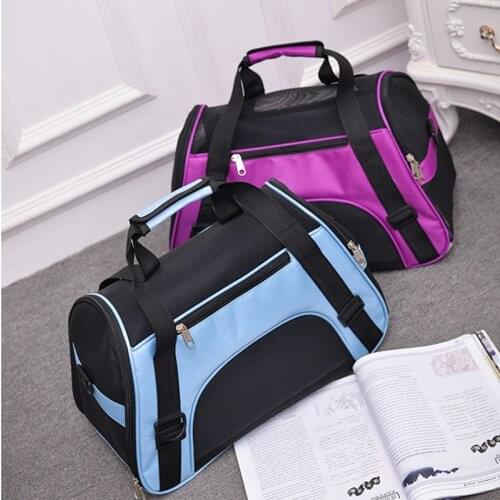 Portable Pet Dog Carrier Bag Backpack Breathable Cat Carrier Outgoing Travel Breathable Pets Handbag