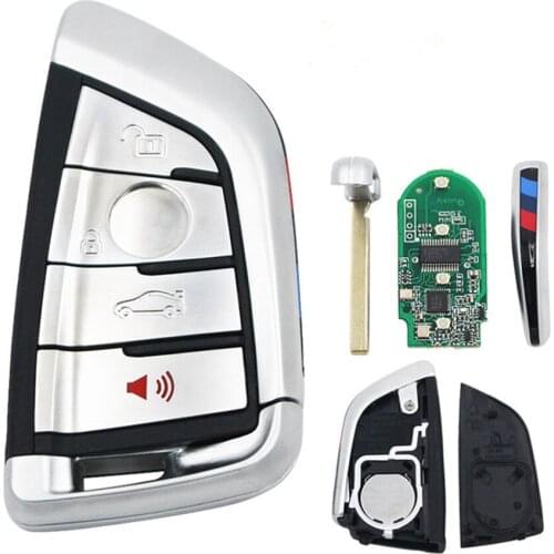 Smart 4 buttons 315mhz 433mhz 868mhz 49 chip Remote Key Keyless Entry for BMW F CAS4 5 7 Series X5 X6 2014 2015 2016