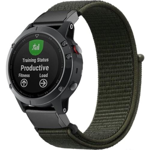 Fenix 6X/Fenix 5X 26mm 22mm QuickFit Watch Strap Lightweight Nylon Loop Soft Sport QuickDry Wrist band for Garmin Fenix 5