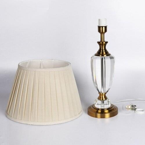 Modern Crystal Lamp lighting bedroom bedside lamp luxury fashion crystal table lamp Abajur bedside hotel table lamp k9 Luxury