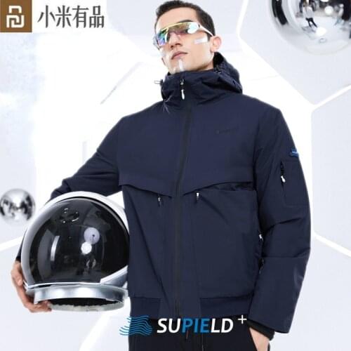 Supield Men Winter Aerogel Warm Waterproof Jacket Parkas Lightweight cold-proof Coat Windproof Hat Jacket for xiaomi youpin