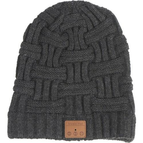 Earphone Hat Upgraded Beanie Wireless Earphone Music Hat Built-in HD Stereo Speaker for Winter Fitness Sports