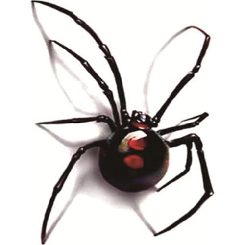 10pcs/lot Temporary Tattoo Sticker Halloween New Design Spider Body Art Waist/ Arm Tattoo for Men and Female