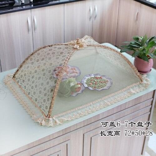 1piece Foldable Table Food Cover Umbrella Anti Fly Mosquito Kitchen Cooking Tools Meal Wedding Gifts