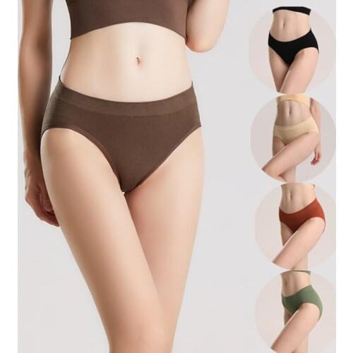 Womens Underwear Panties For Women Womens Underpants Soft Cotton Panties Briefs Low-Rise Pantys