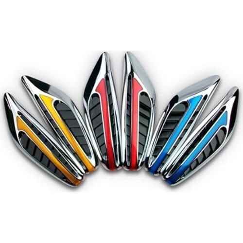 1Pair Steering light Fender Side Lamp Hot Sale DC12V Blade Shape Auto Car LED Side Lights Marker Turn signal Lights