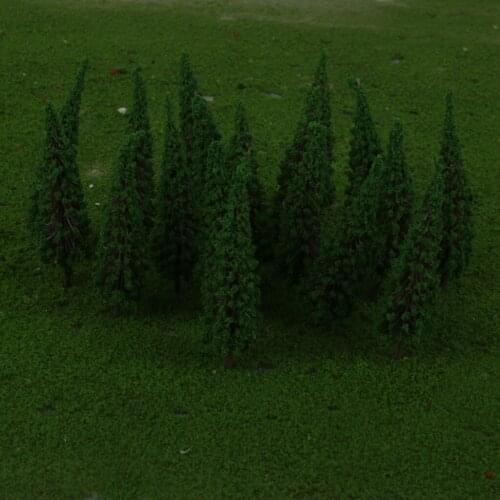 100x Pagoda Trees Models HO Scale for 1/100 RR Train Green Landscape Toy DIY