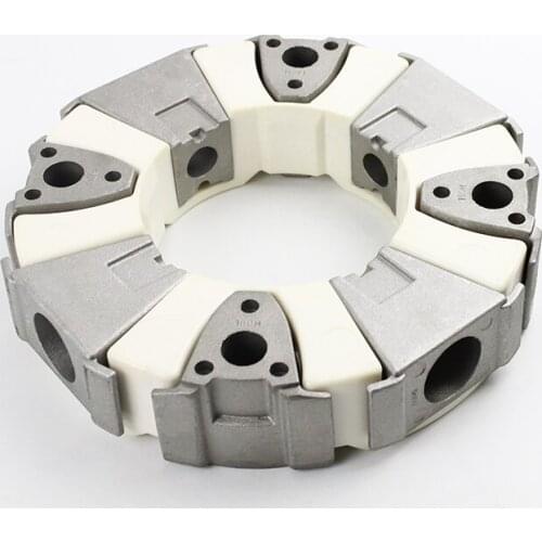 Free shipping Excavator KOBELCO SK330 350-8 460 hydraulic pump connecting glue + aluminum block assembly 160H accessories