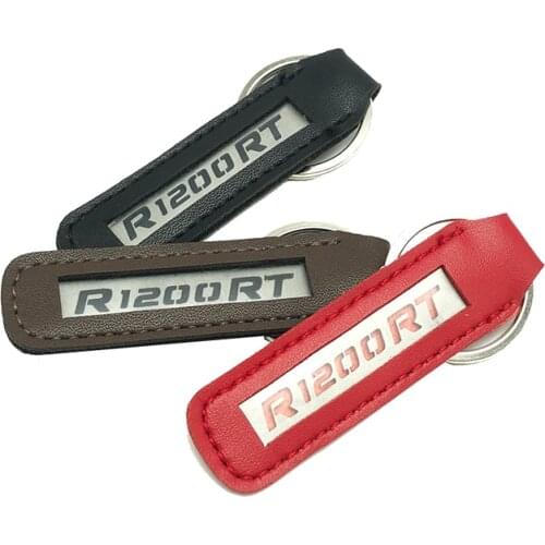 Motorcycle Key Chain Key Ring Keyring Leather Keychain Fashion Gift For BMW R1200RT R 1200RT R 1200 RT Motorcycle Accessories
