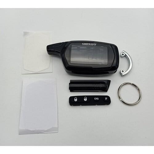 ZX940 Case keychain for sheriff ZX940 lcd remote two way car alarm system free shipping