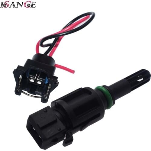 Air Intake Temperature Sensor + Wiring Harness Connector Pigtail For BMW 318i 323i 325i 328i 330i M3 Z3 X3 X5 OE: 13621739510