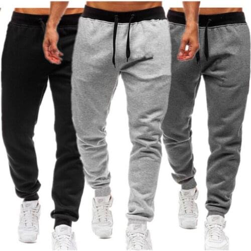 Mens Joggers Casual Pants Fitness Men Tracksuit Bottoms Skinny Sweatpants Trousers Solid Color Gyms Jogger Track Pants 3XL