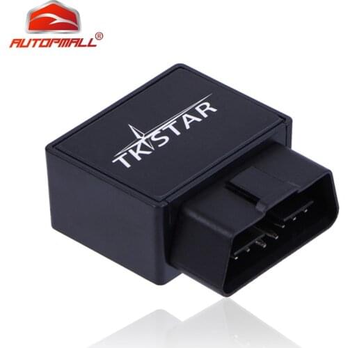 OBD GPS Tracker Car Vehicle Tracker Tracking Device TKSTAR TK816 LBS GPS Locator Geofence Historical Track LIFETIME FREE Web APP