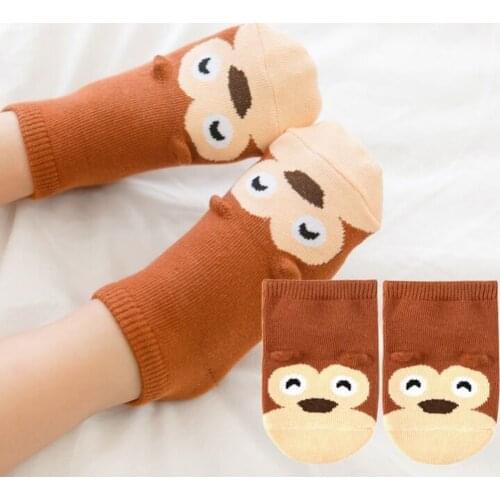 Newborn Cute Cartoon Socks Spring Autumn Baby Boy Girl Cotton Socks Kids Soft Animal Pattern Socks For Children Sokken Meias